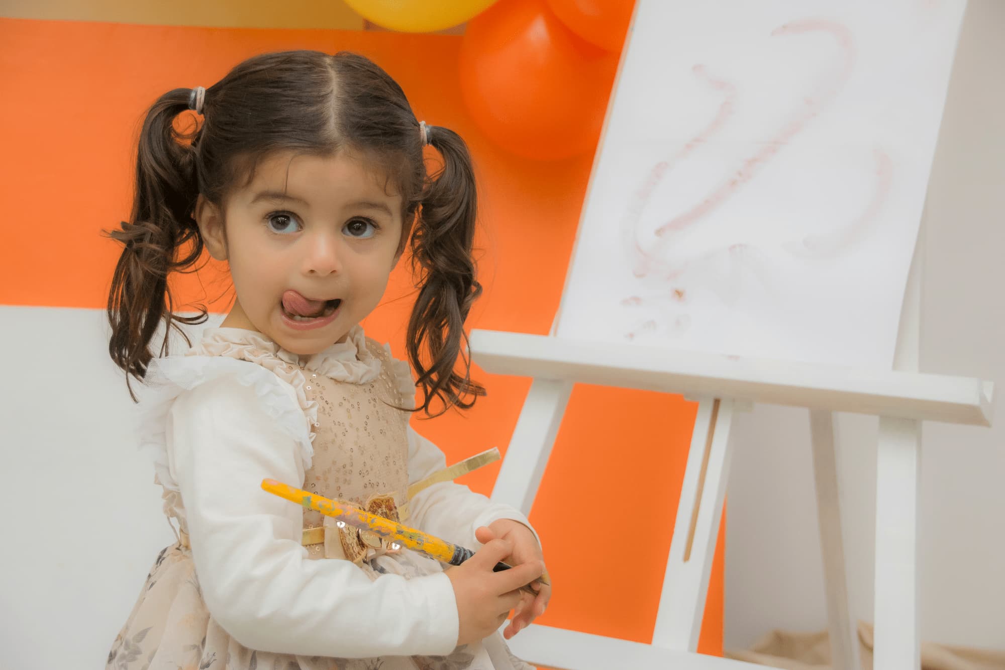 Retrato artístico infantil